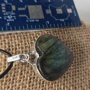 Heart Labradorite pendant #305